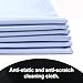 Record Cleaning Cloth, 6 Pack 12''x12'' Anti-Static Microfiber Towel by Gartopvoiz Lint-Free Cleaner for LP Record Vinyl, Glasses, TV Screen, Laptop