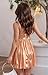 Stylefun Women's Spaghetti Strap Homecoming Dresses for Teens Sweetheart A Line Short Prom Dress Satin Simple Cocktail Dress Fuchsia