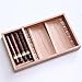 Woho Spanish Cedar Cigar Tray with Adjustable Divider & 6 Count Sheets, Cedar Cigar Tray for Large Cigar Humidor Cabinet/Tupperdor, Cedar Wood Tray for Cigar Storage/Organization/Aging (12