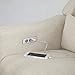 babyletto Kiwi Electronic Power Recliner and Swivel Glider with USB Port White Linen, Greenguard Gold Certified