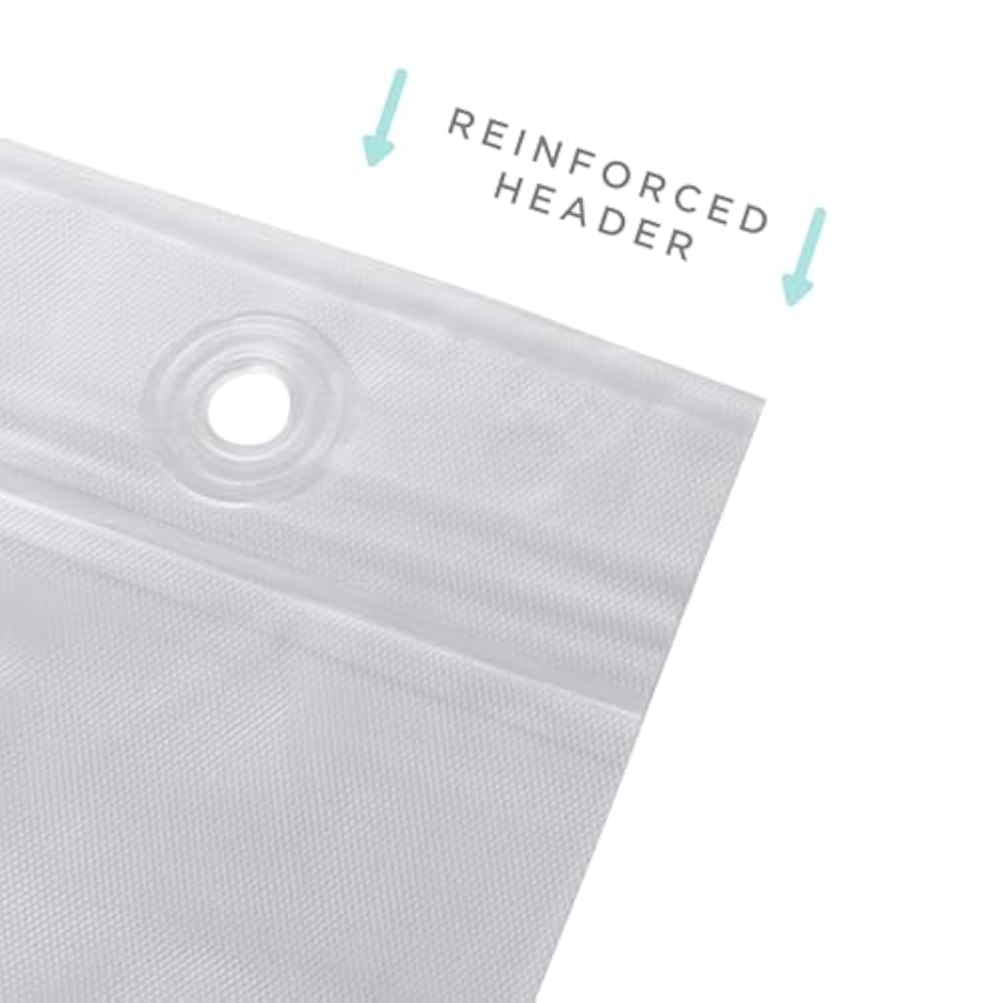 2 Pack Shower Liner with Large Magnet Hem
