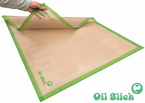Oil Slick Tapete de silicone de grau médico curado em platina Slab 5 cm x 7 cm