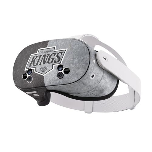 Skin autocollant NHL Los Angeles Kings pour Meta Quest 3S Head Case Designs
