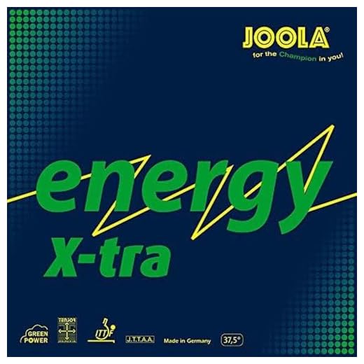 JOOLA Energy Xtra Table Tennis Rubber (Red, Maximum)