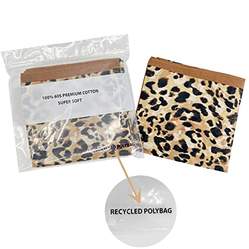 Image of Single Pack Bandanas 60s Premium Cotton Soft Thin Handfeel Large Handkerchief for Men and Women