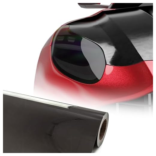 Luxe LightWrap Mid Smoke Gloss Universal Headlight Tail Light Tint Kit (20” x 2 Yard)