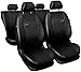 Produktbild GSC Sitzbezüge Auto Komplett 5-Sitze Universal Autositzbezüge Schonbezüge Kunst Leder X-LINE, kompatibel mit Mitsubishi ASX