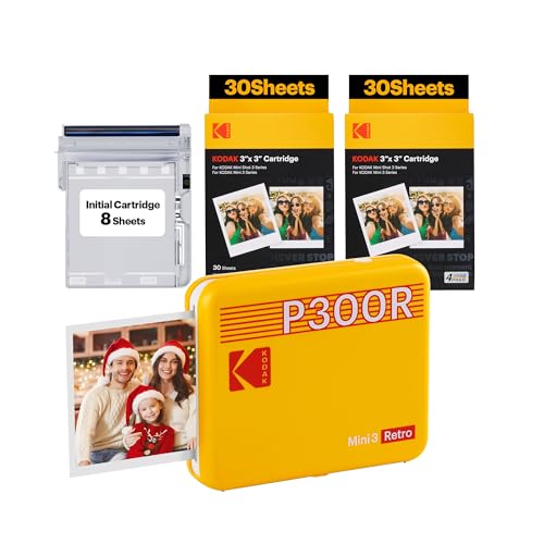 KODAK Impresora Fotográfica Mini 3 Retro P300RY60