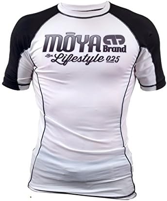 Moya Brand Short Sleeve Rash Guard - White - M