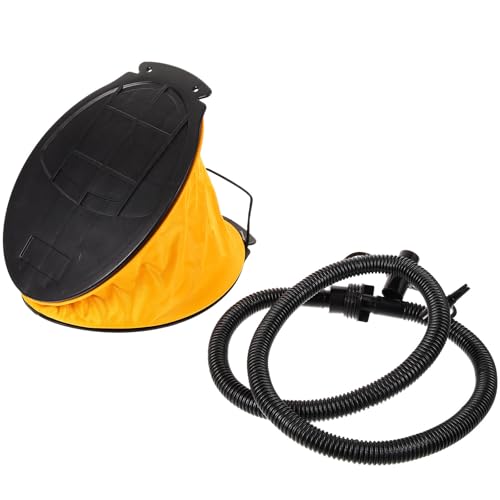 CHICAMPERA Bomba de Pie Material Plástico Negro Capacidad 3l Multipropósito y Fácil de Almacenar para Barco y Colchón de Aire para Celebración Verano y Uso en Inflables