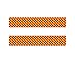 Produktbild AG Design A-CZ-064 Aufkleber Reflektor rechteck, 3D, Größe 14x2,5 cm, 2er-Set - orange