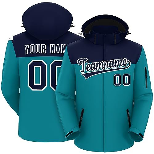 KXK Custom Jackets for Men Women Design Your Own Windbreaker Stitch Personalzied Hoodie with Name Number Logo