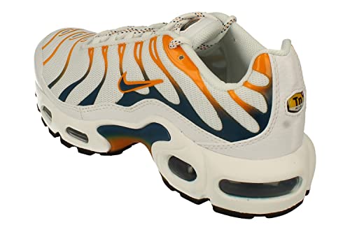 Nike Air Max Plus GS Running Trainers DV7083 Sneakers Shoes (UK 3 US 3.5Y EU 35.5, White Marina Kumquat Black 100)2