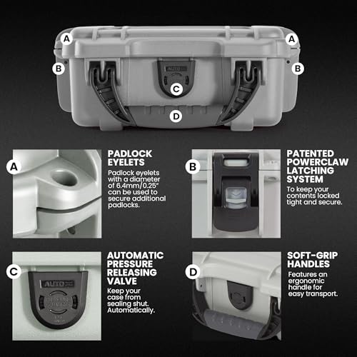 Maleta protectora NANUK 903 para cámaras compactas, plata miniatura 4