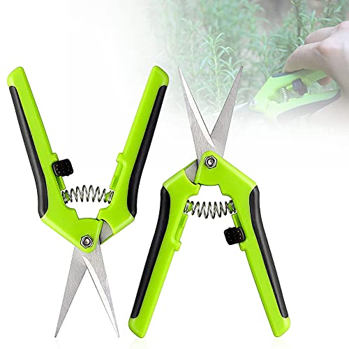 Tijeras de Podar Pequeñas LLMZ 2 Piezas Tijeras de Podar de Mano Tijeras De Podar De Bypass Pruner Herramienta de Mano, para Jardinería, para Plantas Cover