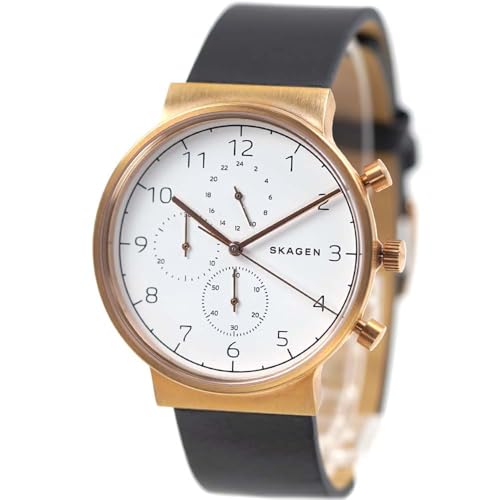 スカーゲン SKAGEN アンカー ANCHER クロノ クオーツ メンズ 腕時計 SKW6371 ホワイト [並行輸入品]