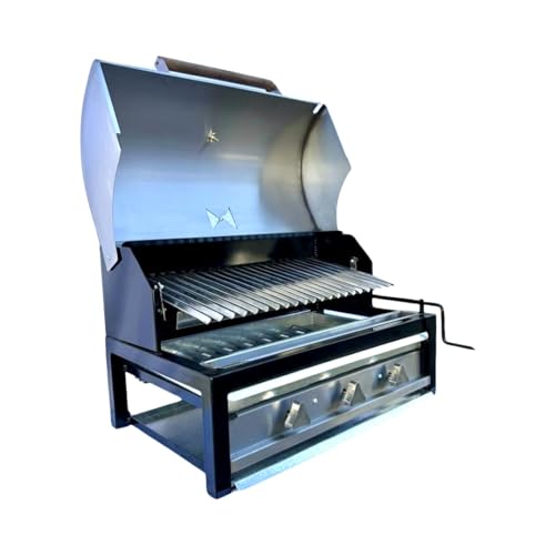 asador acero inoxidable Marca Genérico