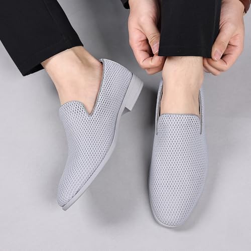 Image of Mens Tuxedo Dress Loafers Slip On Formal Wedding Shoes