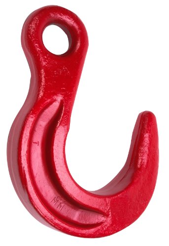 Campbell C-504 Grade 80 System 8 Cam-Alloy Foundry Hook, Painted Red, 1" Trade, 11.56" Inside Length, 47700 lbs Working Load Limit