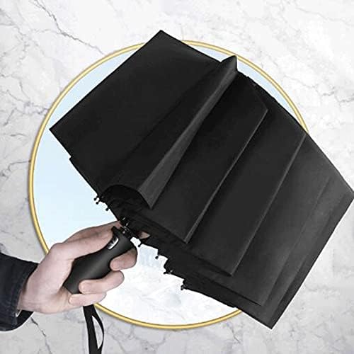 Automatic Umbrella 1Pcs Automatic Open Rain Umbrella For 2 Persons ,Windproof Vented Double Canopy Travel Umbrella ,12 Ribs , color：Black, Blue, Green, Pink, Red, Dark Blue Umbrella (Black 41in x26in)
