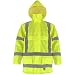 Viking Open Road 150D Hi-Vis Waterproof Rain Jacket, Green, Large