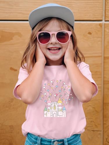 Image of Magical Shirt for Girls Magic Kingdom Graphic Tshirt | Cute Family Vacation Kids Short Sleeve Tops