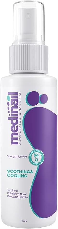 Medinail Nail Repair Spray, Hand and Toenail Repair Spray and Nail Strengthener, 100 ml