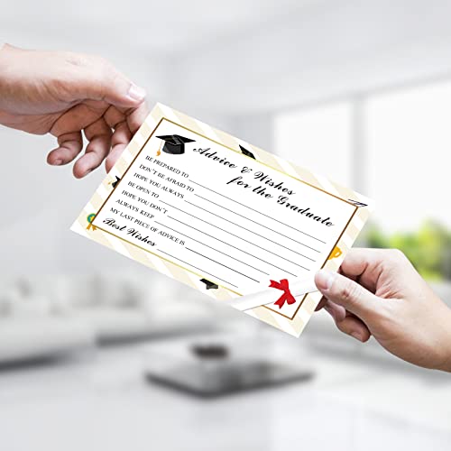 Image of Graduation Advice Cards - 50-Pack Graduate Party Supplies 2026 Advice for the Graduate Decorations Party Favors Table Games Personalized Graduations Cards