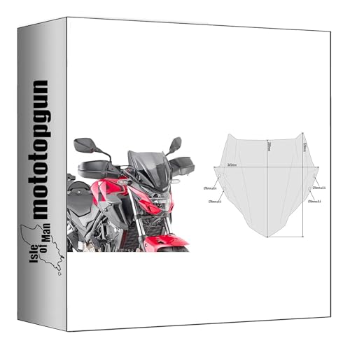 Givi bulle fumée 1176a évite la fatigue du vent sur CFMOTO 650 NK support inclus