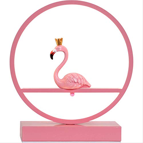 Fille De Chambre À Coucher De Lampe De Table Flamant Rose De Flamantrose De Lampe De Chevet