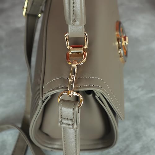 Image of NFI essentials Satchel Bags Ladies Purse Handbag Premium Women Shoulder Travel Bag for Work Gifts for Wife /Mother /Sister Stylish Office College Party Bag