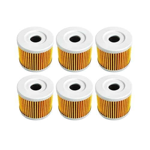 Filtro de aceite compatible con moto DR125 AN125 AN150 recambio 6 piezas