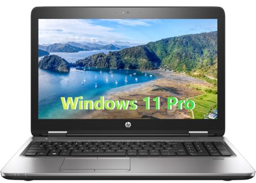 HP ProBook 650 G3 Business Laptop, Core i5-7200, 16GB RAM, 256GB SSD, Wi-Fi, Bluetooth, Windows 11 Pro (Renewed)