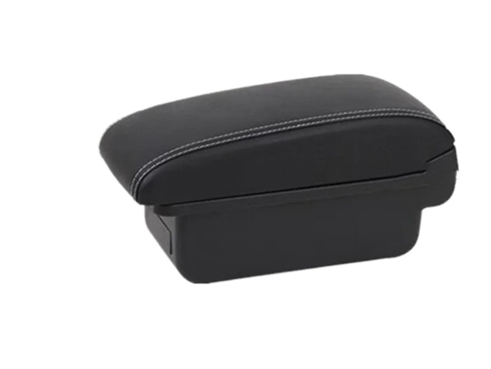 NOKRGQW Car Armrest Box For Peugeot 207CC Car Armrest Box Central Storage Interior Dedicated Retrofit Accessories(A3 white line No USB)