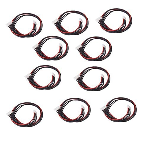 ORFOFE Extension Cord Wire Set 10pcs 4s Jst- Balance Line Leads Wire Plug Connectors for
