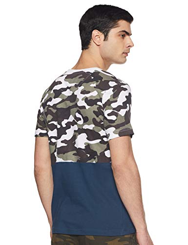 Image of Amazon Brand - INKAST Men's Color Block Regular Fit T-Shirt