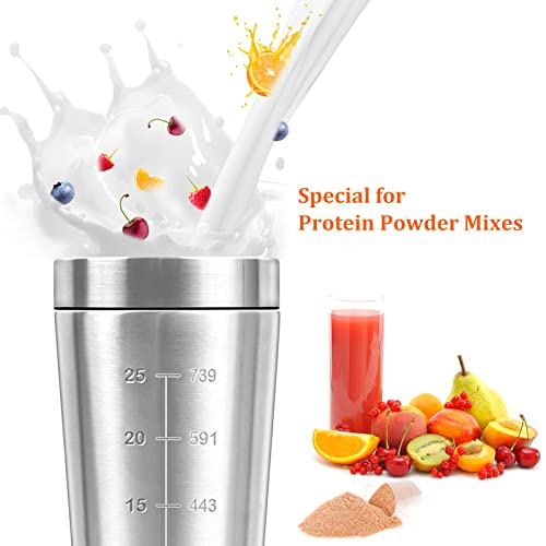 Edelstahl Protein Shaker JOLIGAEA 750ml für Eiweißgetränke