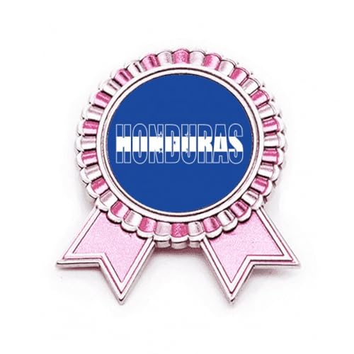 Broche drapeau du Honduras Rose M Métal le cadeau souvenir parfait