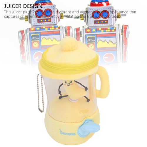 Alomejor Fun Cartoon Fruit Juicer Plüschspielzeug mit Kordelmechanismus, Weiches Material, Multifunktionales Spiel für, Ideal, Ideal (Banane)
