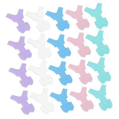 Beatifufu 25pcs Y-Shaped Eyelash Brush Comb Lifting Shield Wispy Faux Lashes Lash Tool Tweezers Lash Glue Brow Supplies Lash Lift Pad Curler Lash Lift and Kit Palette DIY Plastic