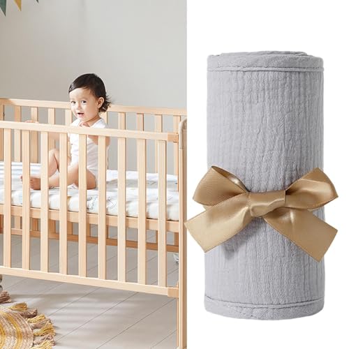 Protector de borde de cama y cubierta de riel de dentición de gasa de algodón 4
