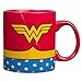 Silver Buffalo WW0134 DC Comics Wonder Woman Uniform Jumbo Ceramic Mug, 20-Ounces