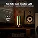 Fosi Audio Music Visualizer, Sound Pickup Spectrum Analyzer, Vintage Tube RGB Ambient Light, Microphone Voice Picking Volume Display Meter for Home Stereo System Desktop, with Sensitivity Adjustment