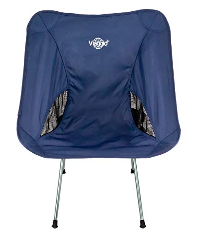 Viaggio+ アウトドア チェア イス 椅子 折りたたみ 背もたれ 軽量 コンパクト キャンプ グランピング (ネイビー) Viaggio+ アウトドア チェア イス 椅子 折りたたみ 背もたれ 軽量 コンパクト キャンプ グランピング (ネイビー)