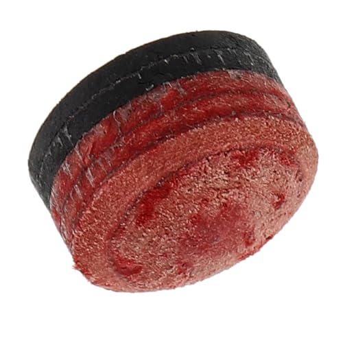BRIGHTFUFU 11/12/13.8mm Red Billiard Cue Tip Cue Tip for Pool Stick Replacement Cue Tips Set Slip-on Billiards Cue Accessories