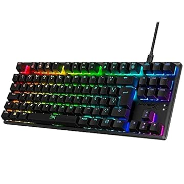 Teclado Mecânico Gamer HyperX Alloy Origins Core, RGB - HX-KB7RDX-BR