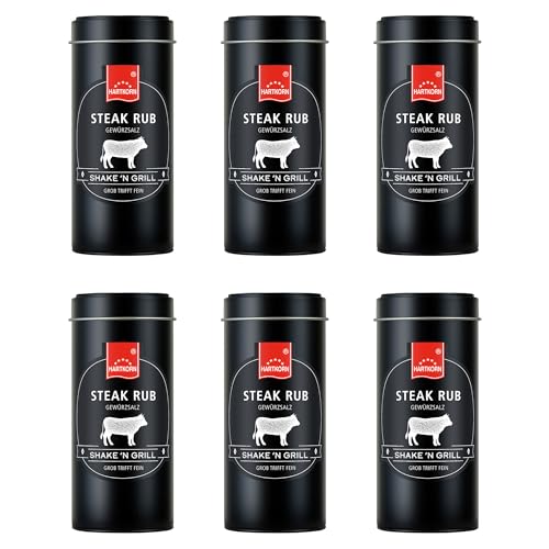 Shake'n Grill Steak Gewürz - 100 g in der Streudose von Hartkorn - licht- und aromageschützt...