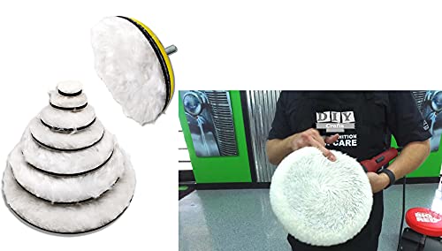 Image of DIY Crafts 1 Pc, 4 inchinch Fur Felt Pad Hook Loop Only, Wool Fur Felt Polishing Pad Only Accessories Tool Buffing Shank Felt Buffer Pad Compatible Polis(1 Pc, 4 inchinch Fur Felt Pad Hook Loop Only)