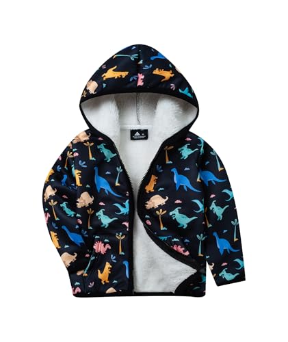 Image of V VALANCH Toddler Fleece Jacket Boys Girls Zip Up Hoodie Sweatshirt