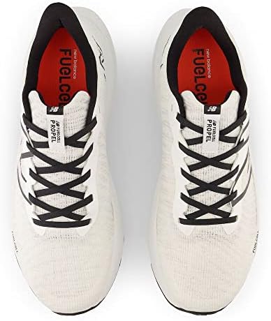 New Balance Men's FuelCell Propel V4 Running Shoe, White/Black, 11 | Image 4